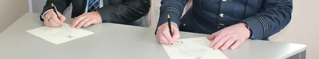 Abels signs Armed Forces Covenant